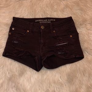 Denim colored shorts